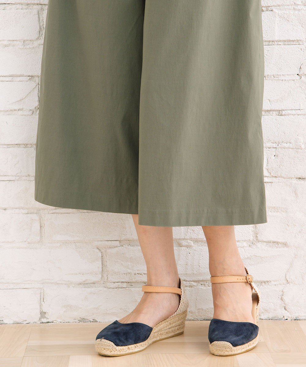 ドライ×ライトハイテンション8分丈ワイドパンツ