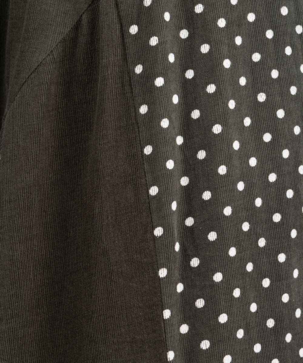 INDESIGN パッチワークコーディロイスカート