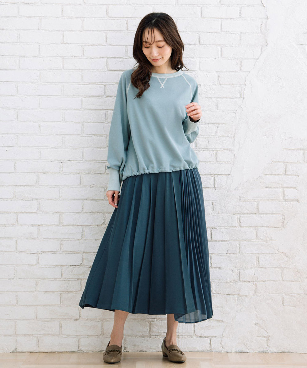 アシメプリーツスカート