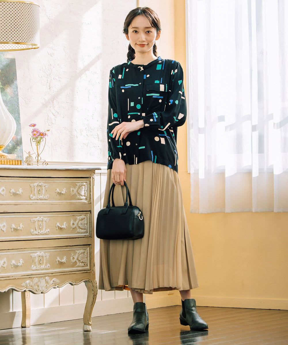 アシメプリーツスカート