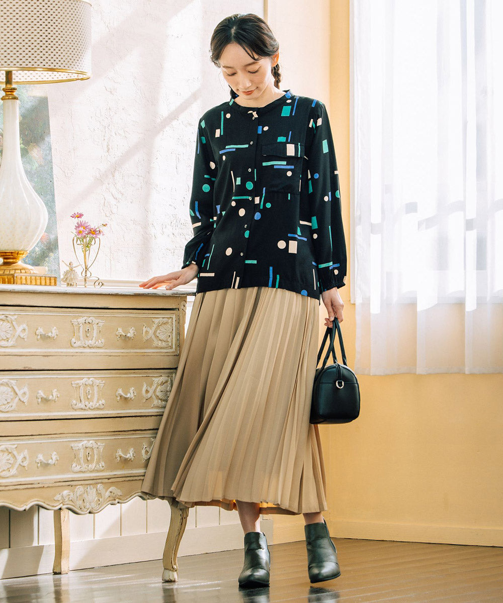 アシメプリーツスカート