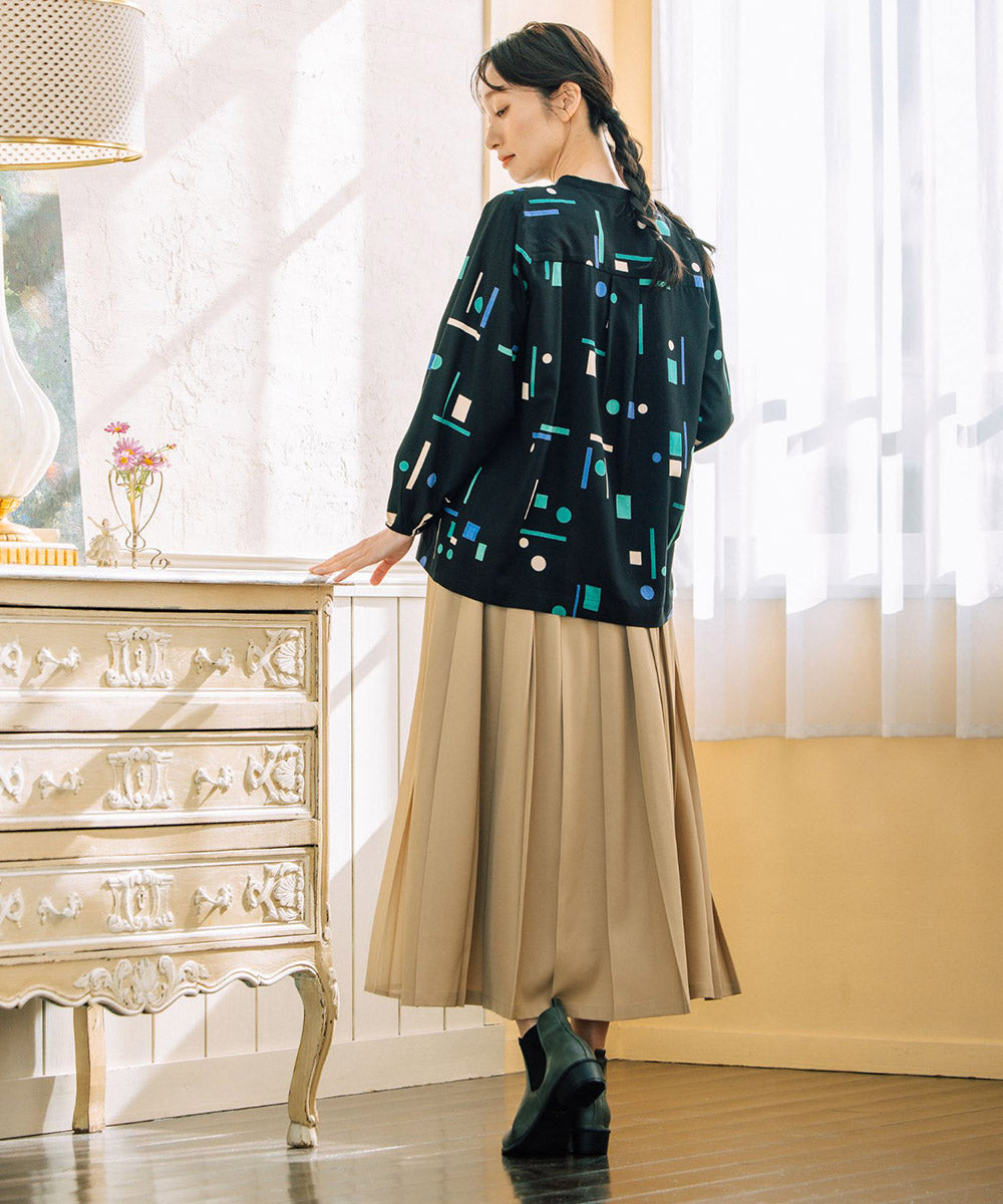 アシメプリーツスカート