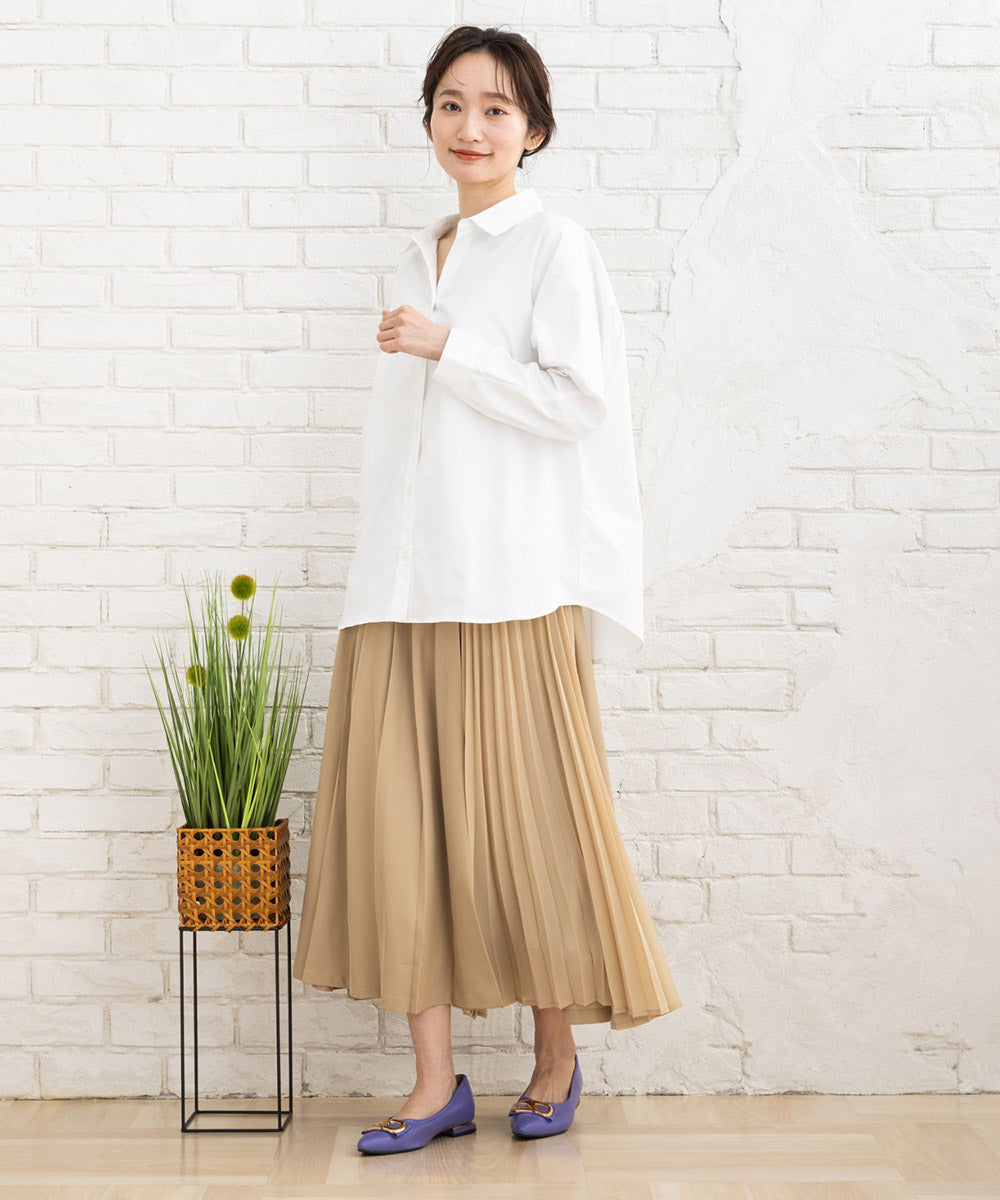 アシメプリーツスカート