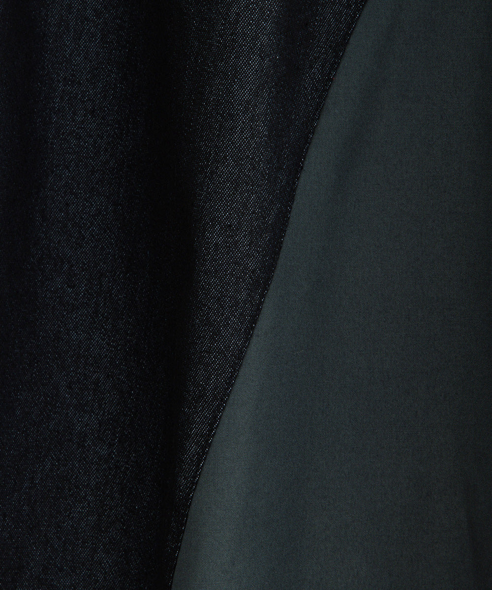 21号(6L~) FONTLAB ライトデニムドッキングバルーンスカート