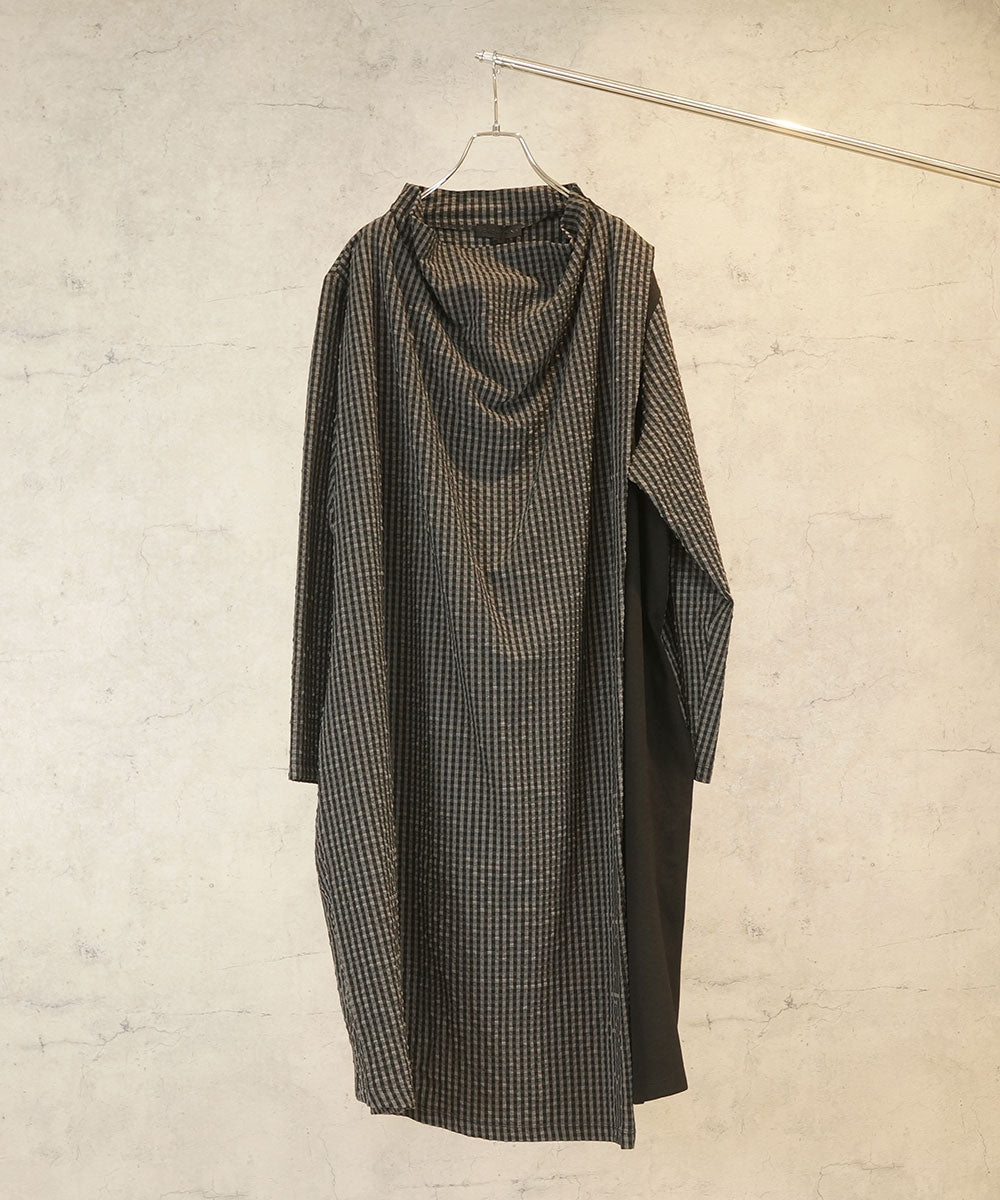 21号(6L~) KOKOMARINA ボトルネックスモックワンピース