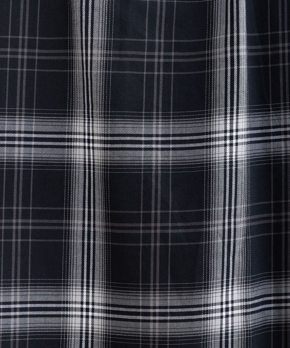 トーンオントーンチェックワンピース