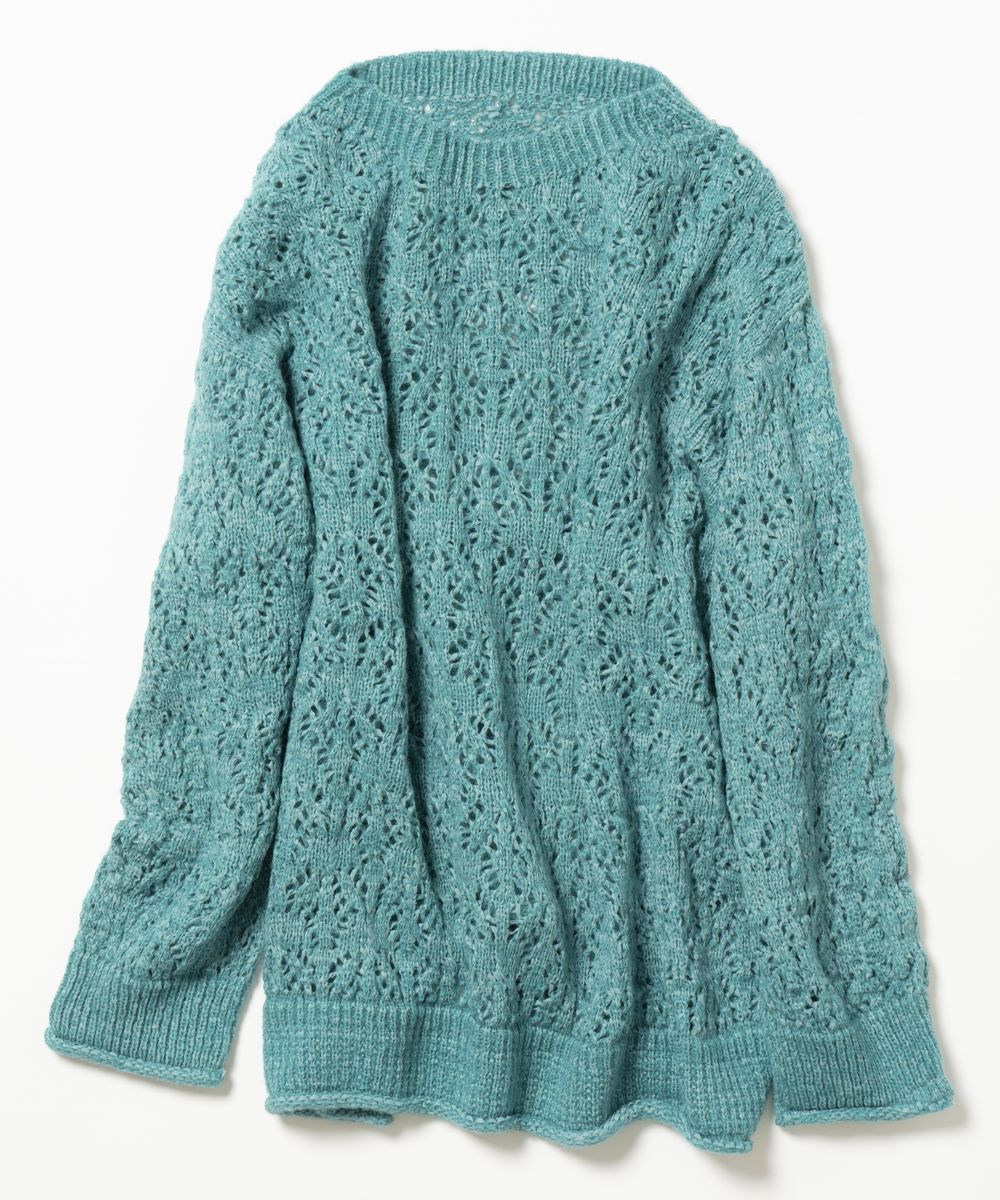 透かし編みホールガーメントニット