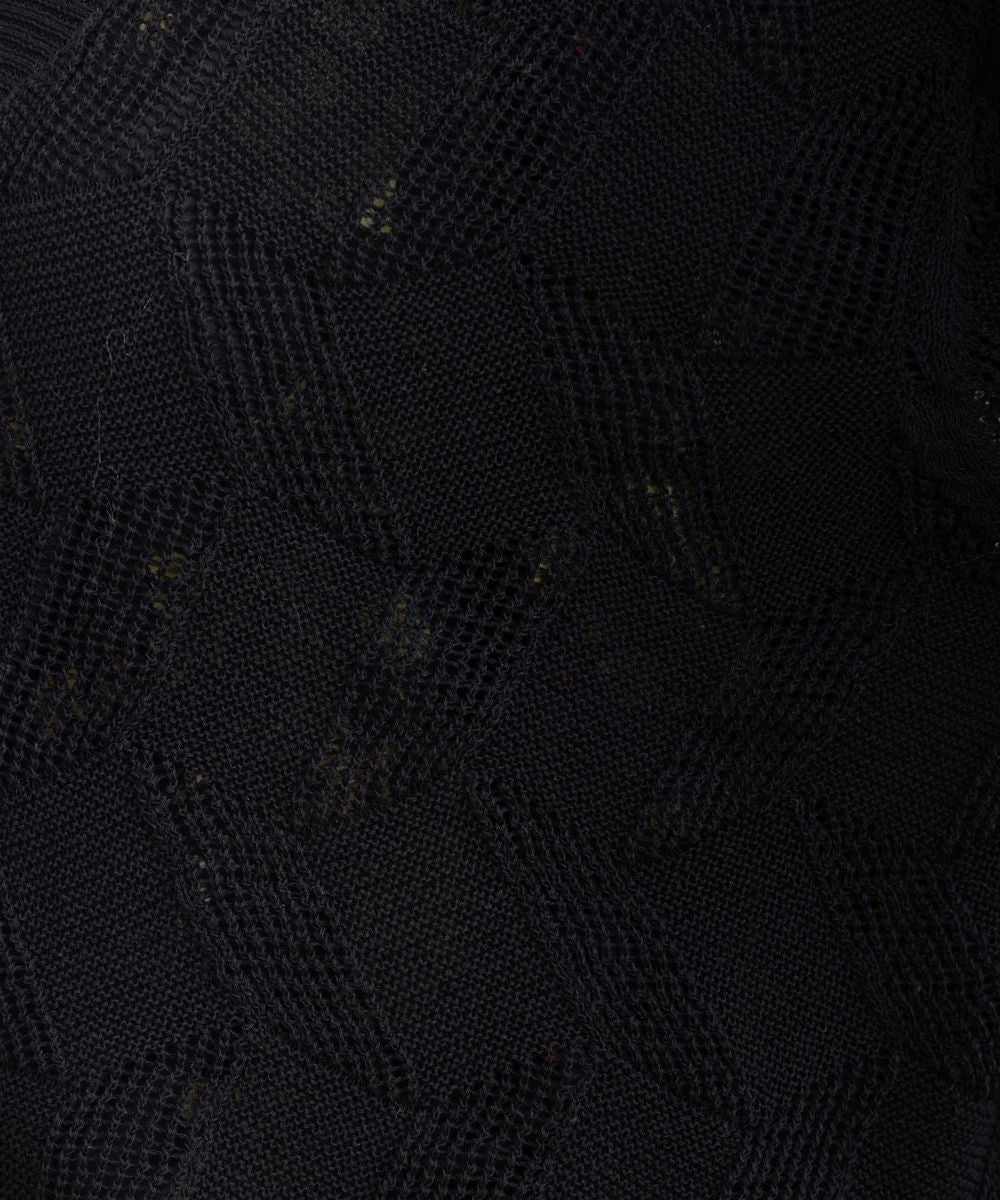 パターンMIX透かし柄カーディガン