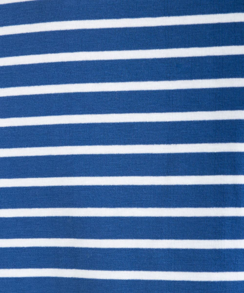 FONTLAB ショルダーボタンポンチボーダーカットソー