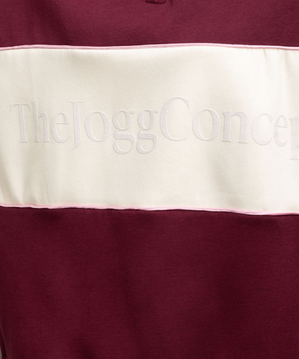 The Jogg Concept ハーフジップ裏起毛ロゴスウェット