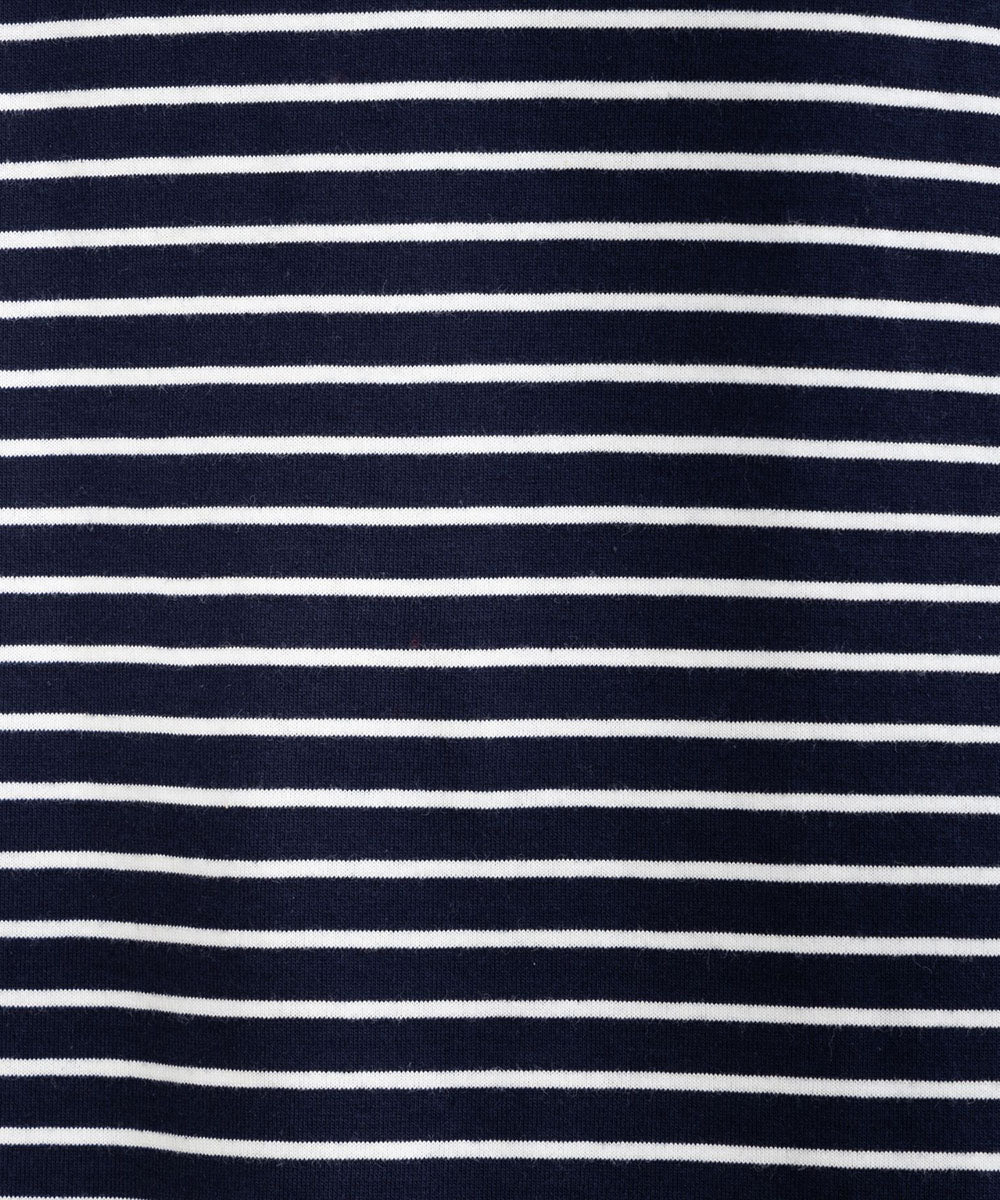 FONTLAB 【USAコットン】度詰めボーダーロングカットソー