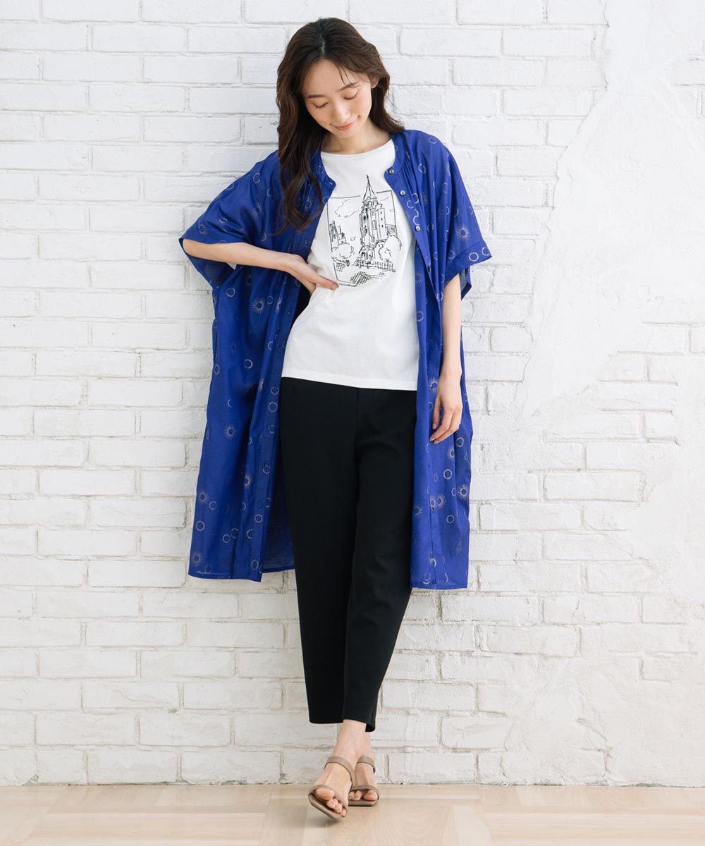 ランドスケープエンブロイダリーTシャツ