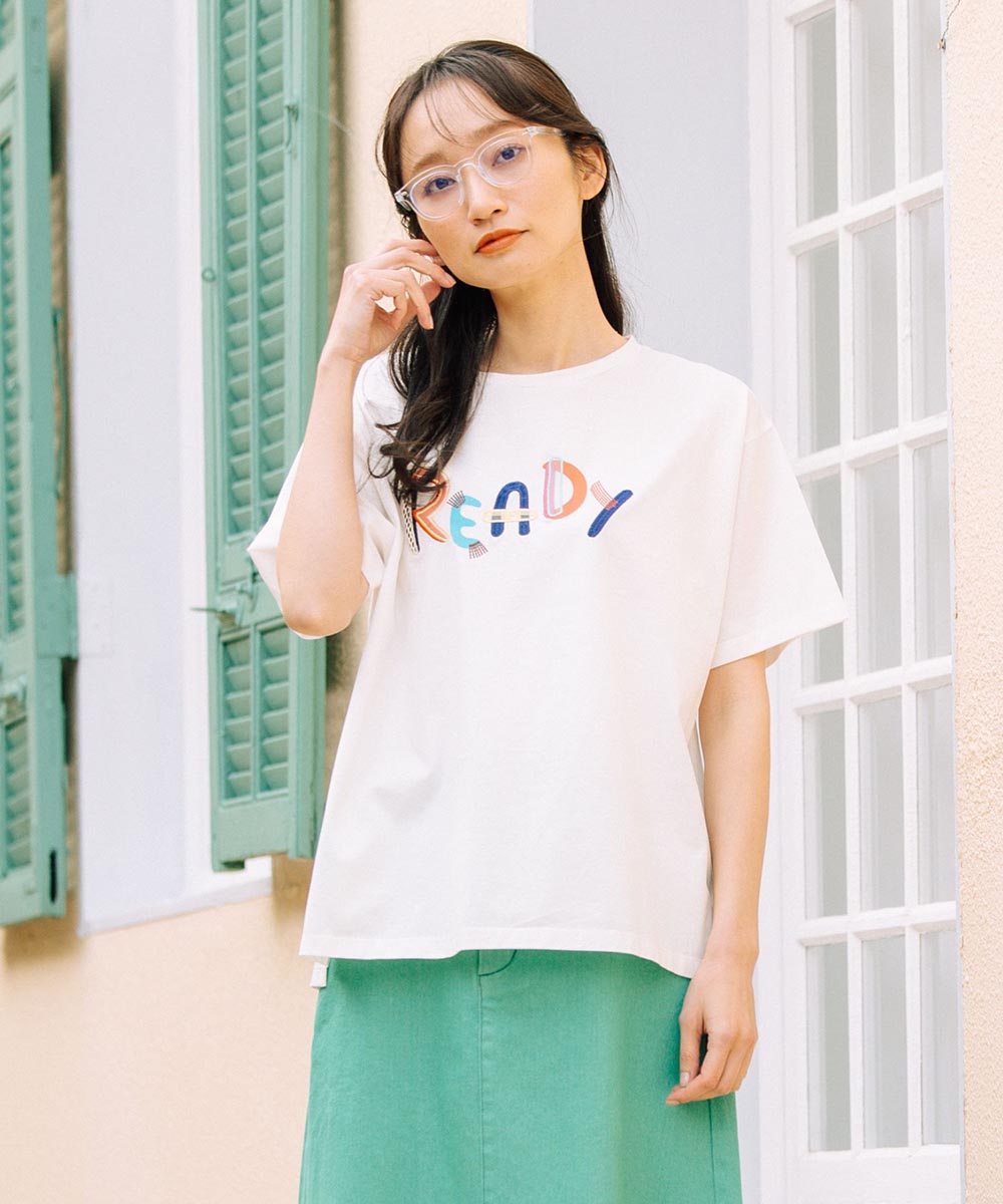 大きいサイズ レディース シンプル ロゴ Tシャツ|sabstreet my standard(サブストリートマイスタンダード)