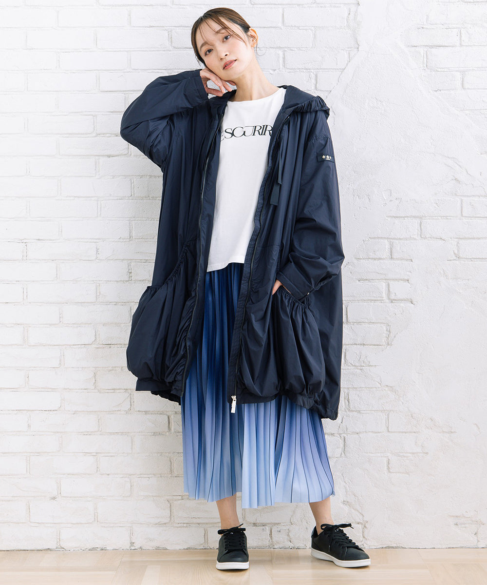 FONTLAB パールデコレートロゴ6分袖Tシャツ