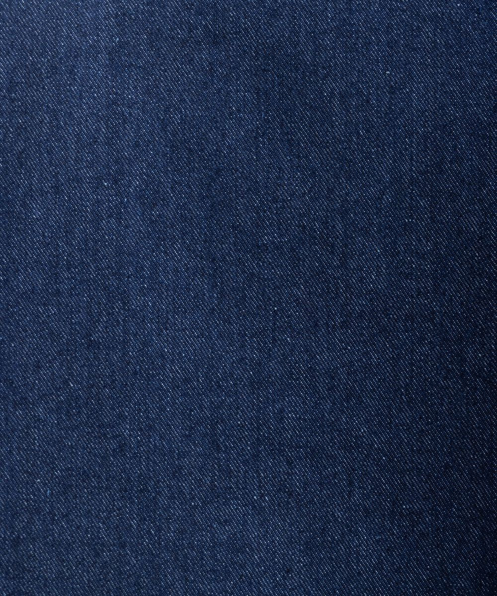 FONTLAB デニム切替ノーカラーコート