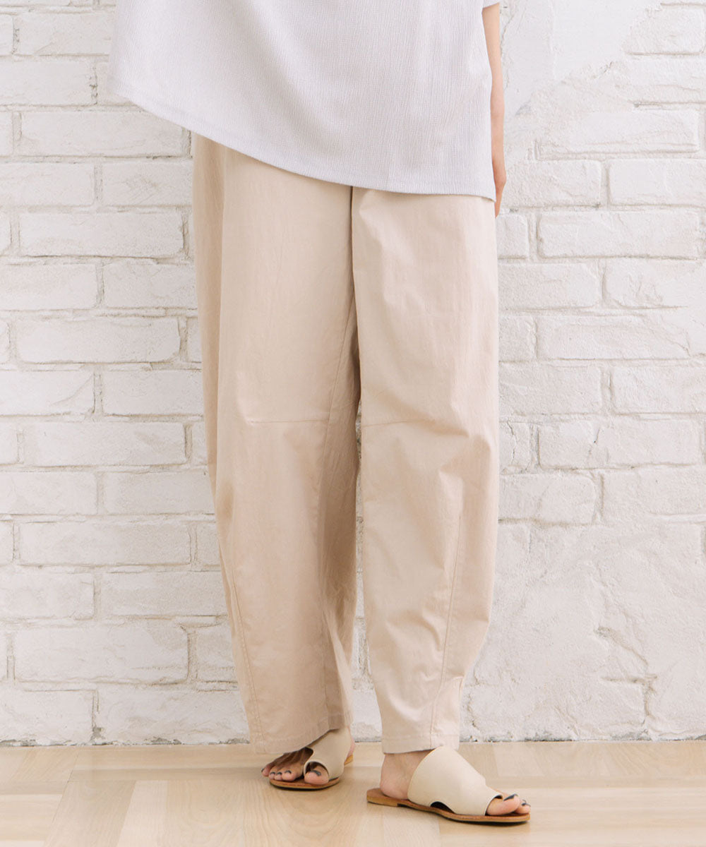 【sabstreet bis】コットンストレッチカーブタックパンツ