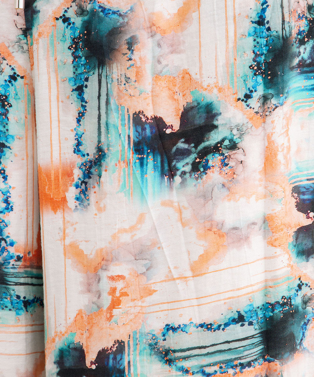 【sabstreet bis】総柄プリントイージーパンツ