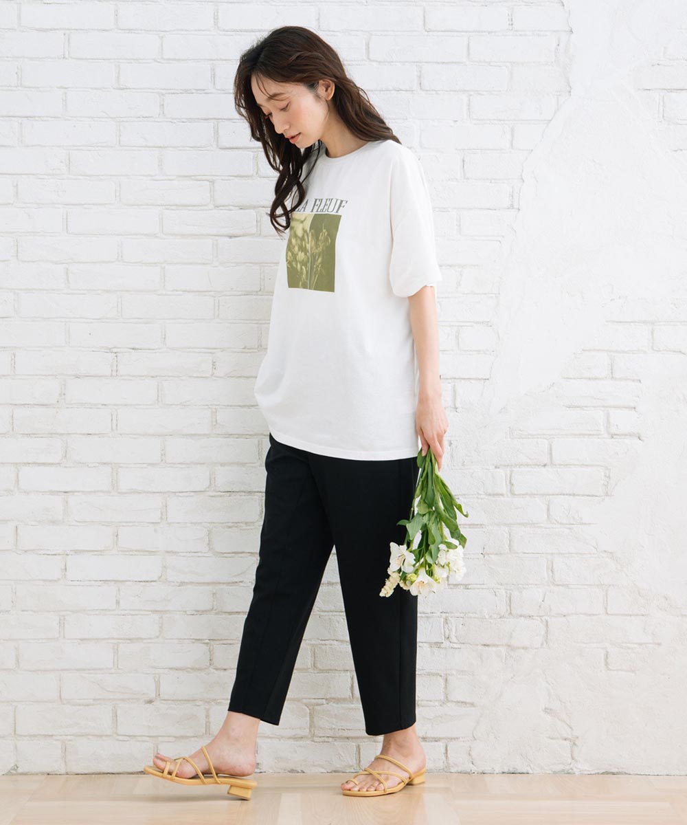 【sabstreet bis】カラーフォトオーバーTシャツ