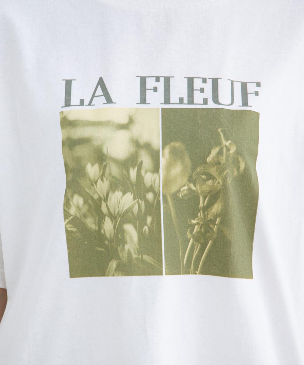 【sabstreet bis】カラーフォトオーバーTシャツ