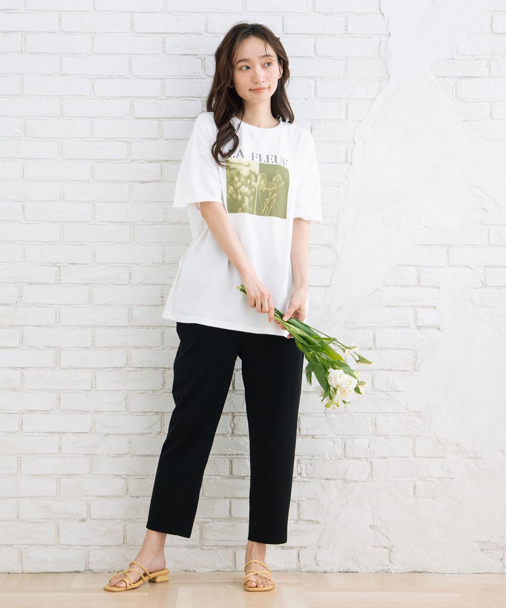 【sabstreet bis】カラーフォトオーバーTシャツ