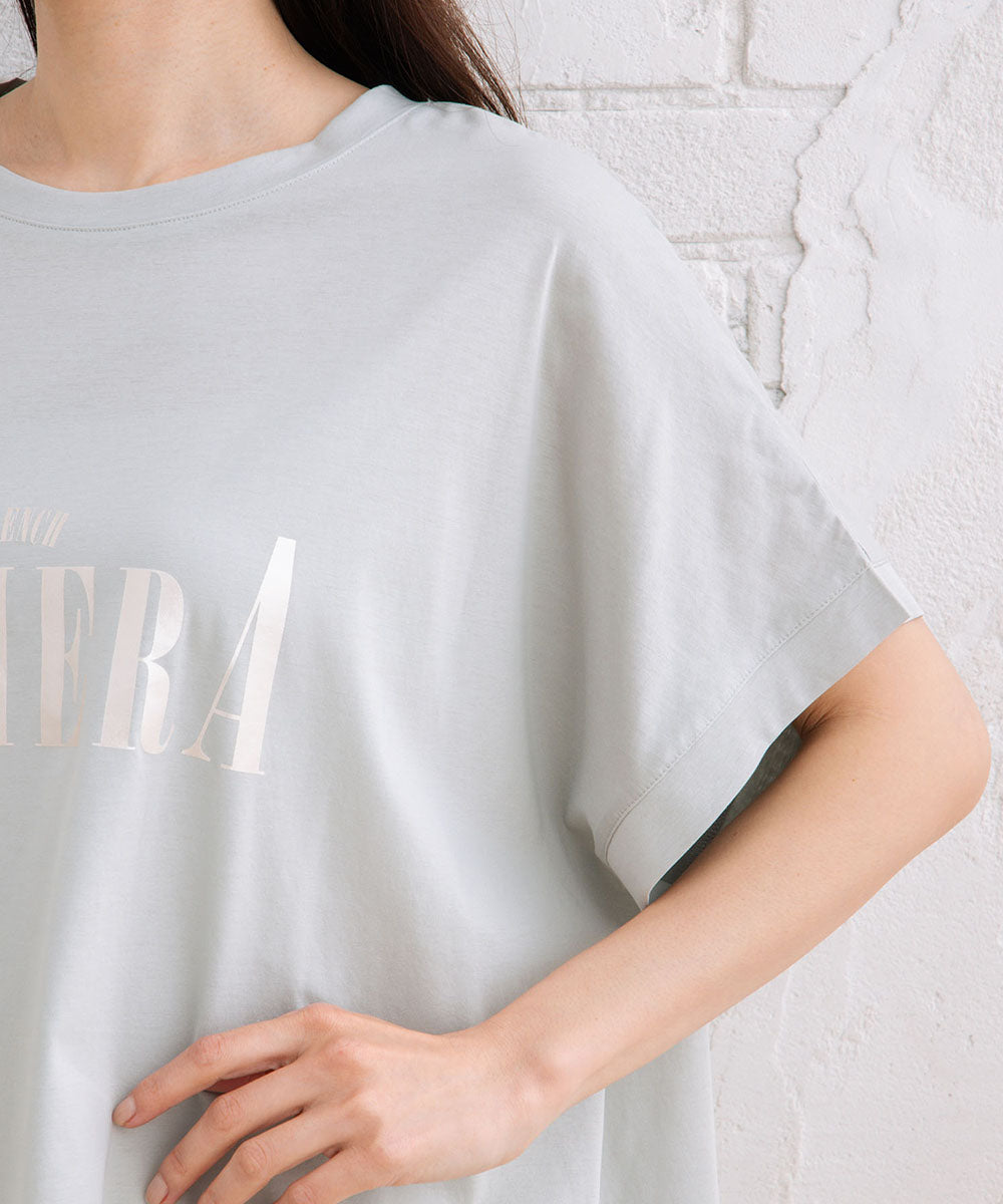 【sabstreet bis】箔プリントロゴTシャツ