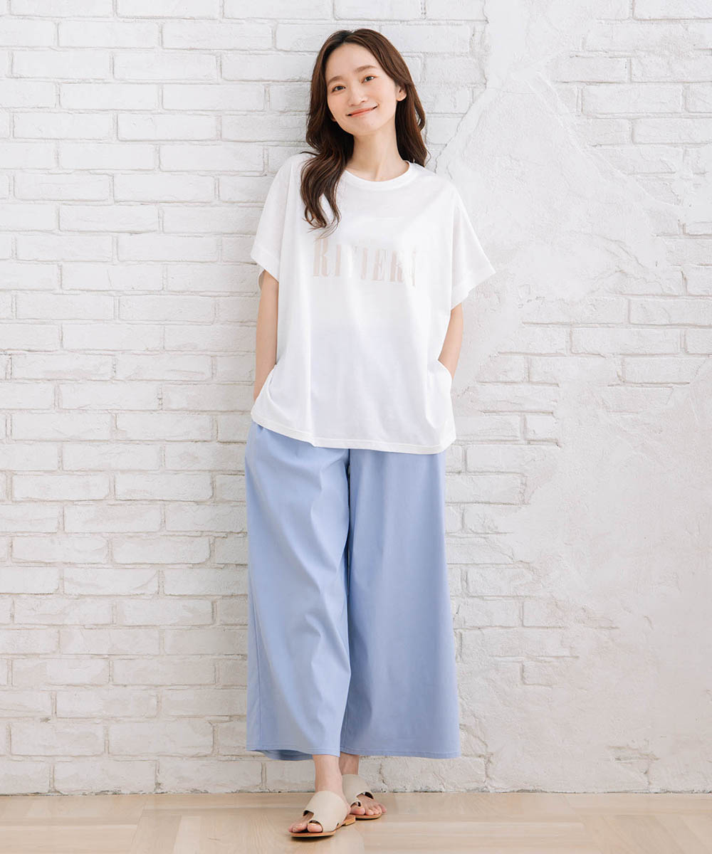 【sabstreet bis】箔プリントロゴTシャツ