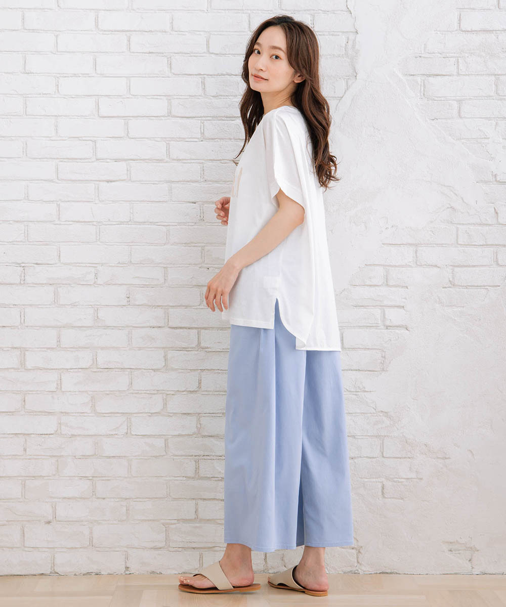 【sabstreet bis】箔プリントロゴTシャツ