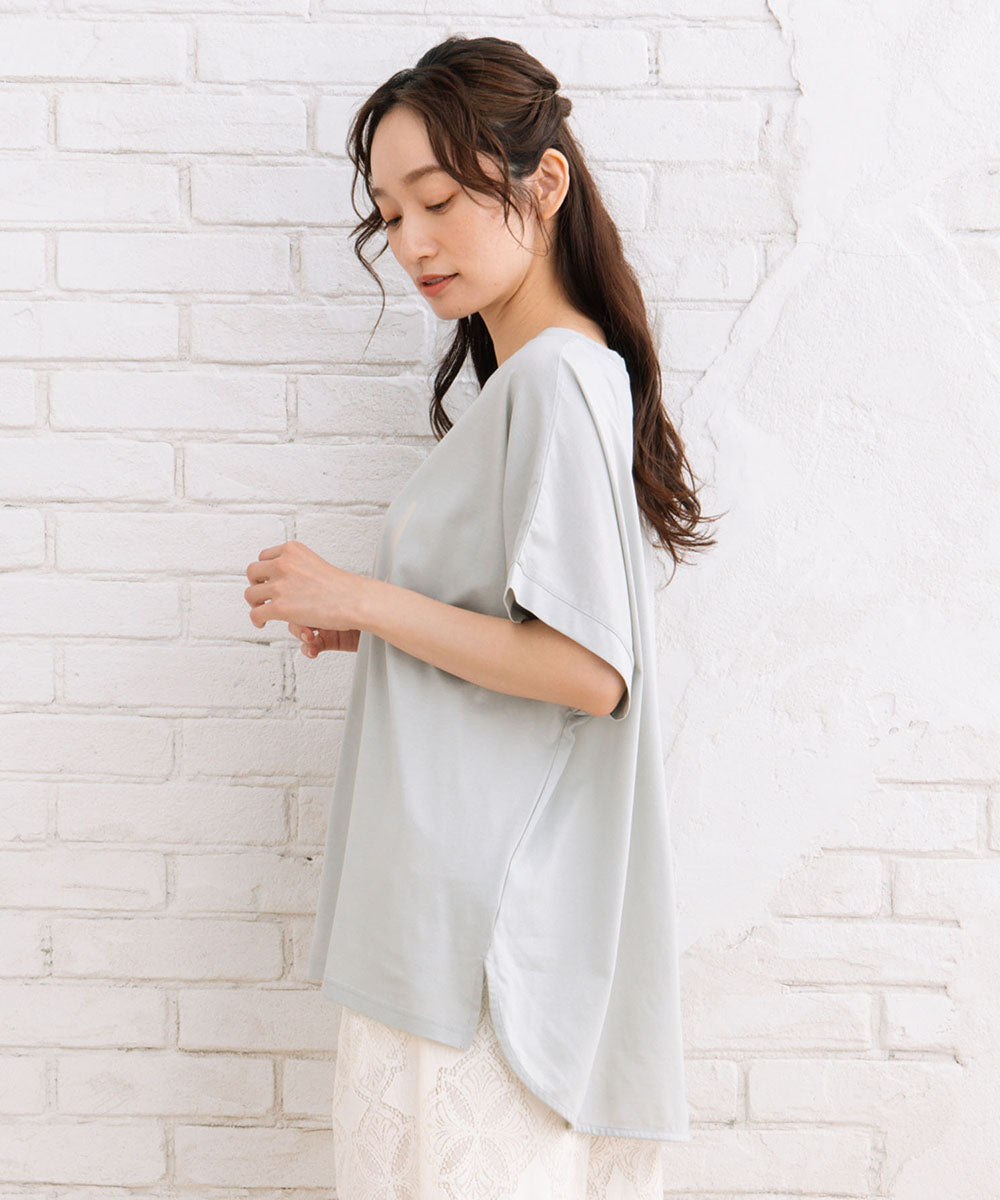 【sabstreet bis】箔プリントロゴTシャツ