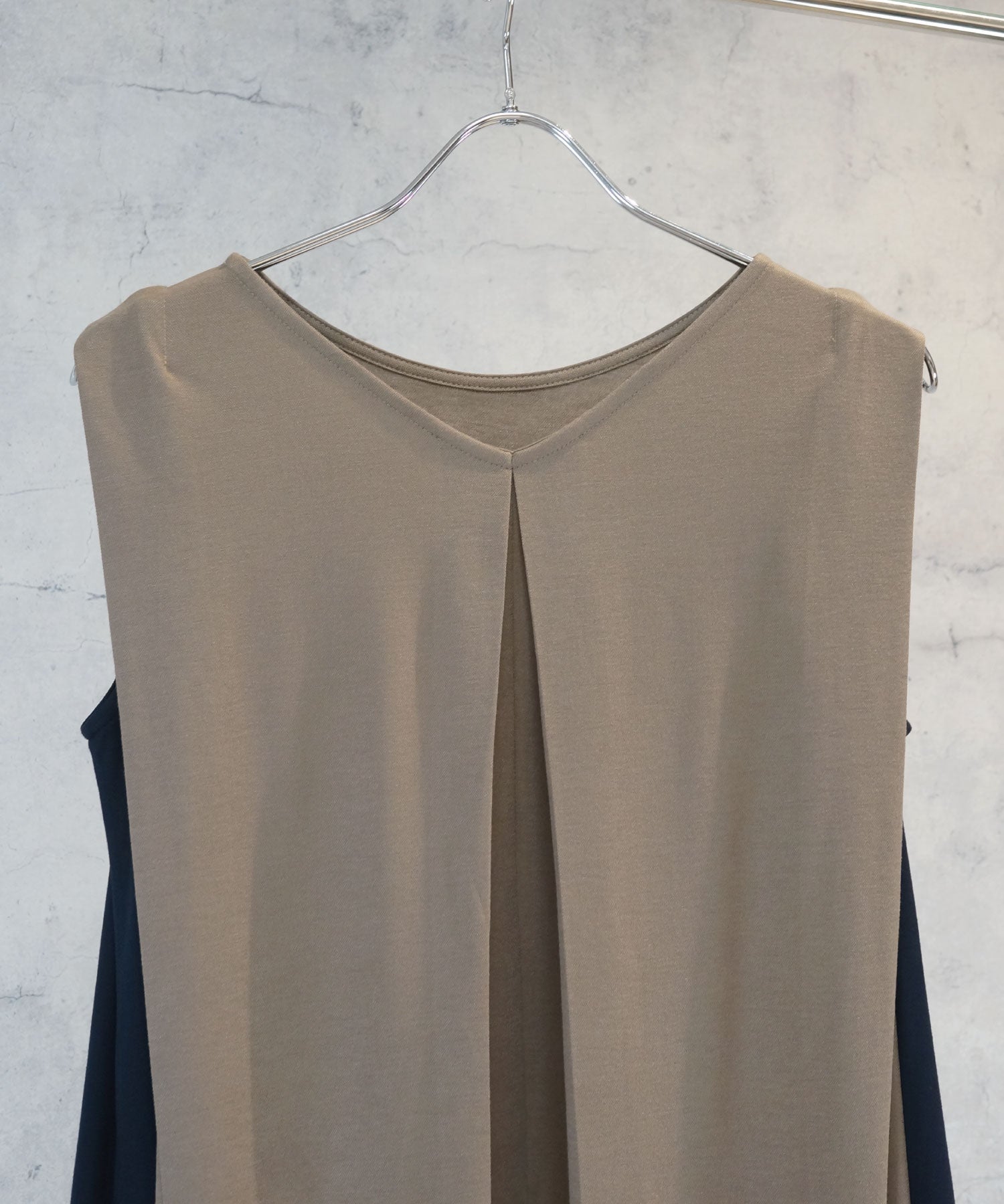 【FONT LAB】COOLTOUCHバイカラー2WAYワンピース