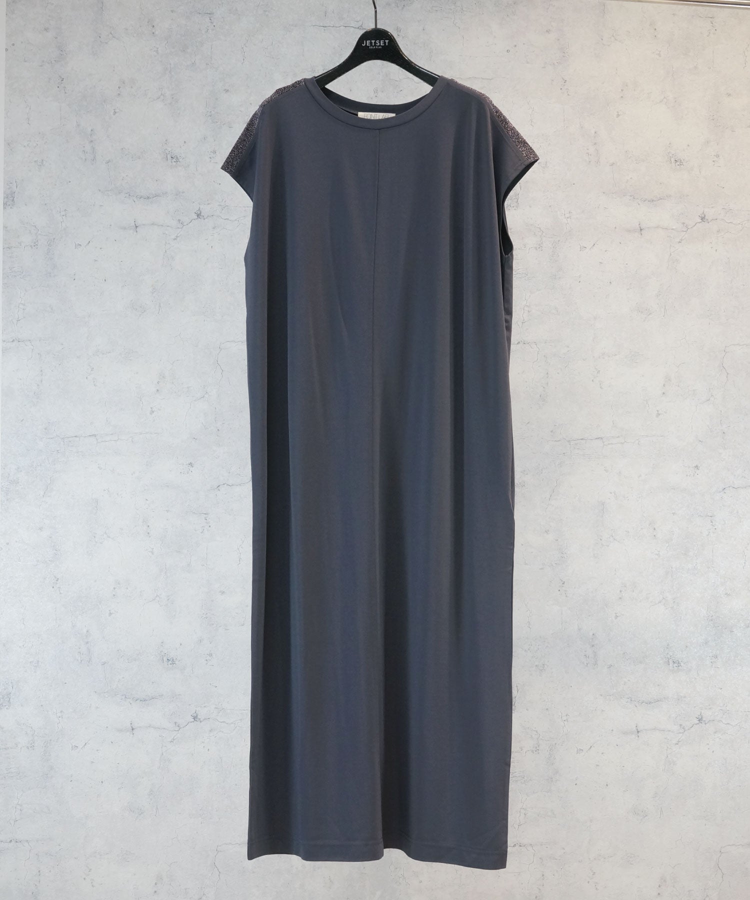 【FONT LAB】バックラメラインカットワンピース