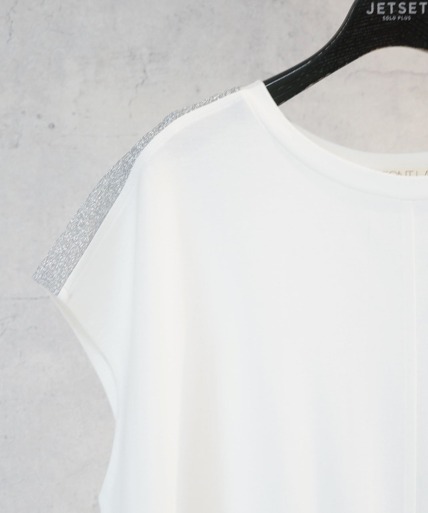 【FONT LAB】バックラメラインカットワンピース