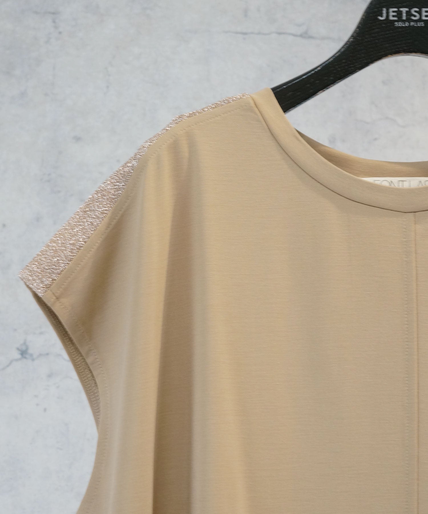 【FONT LAB】バックラメラインカットワンピース