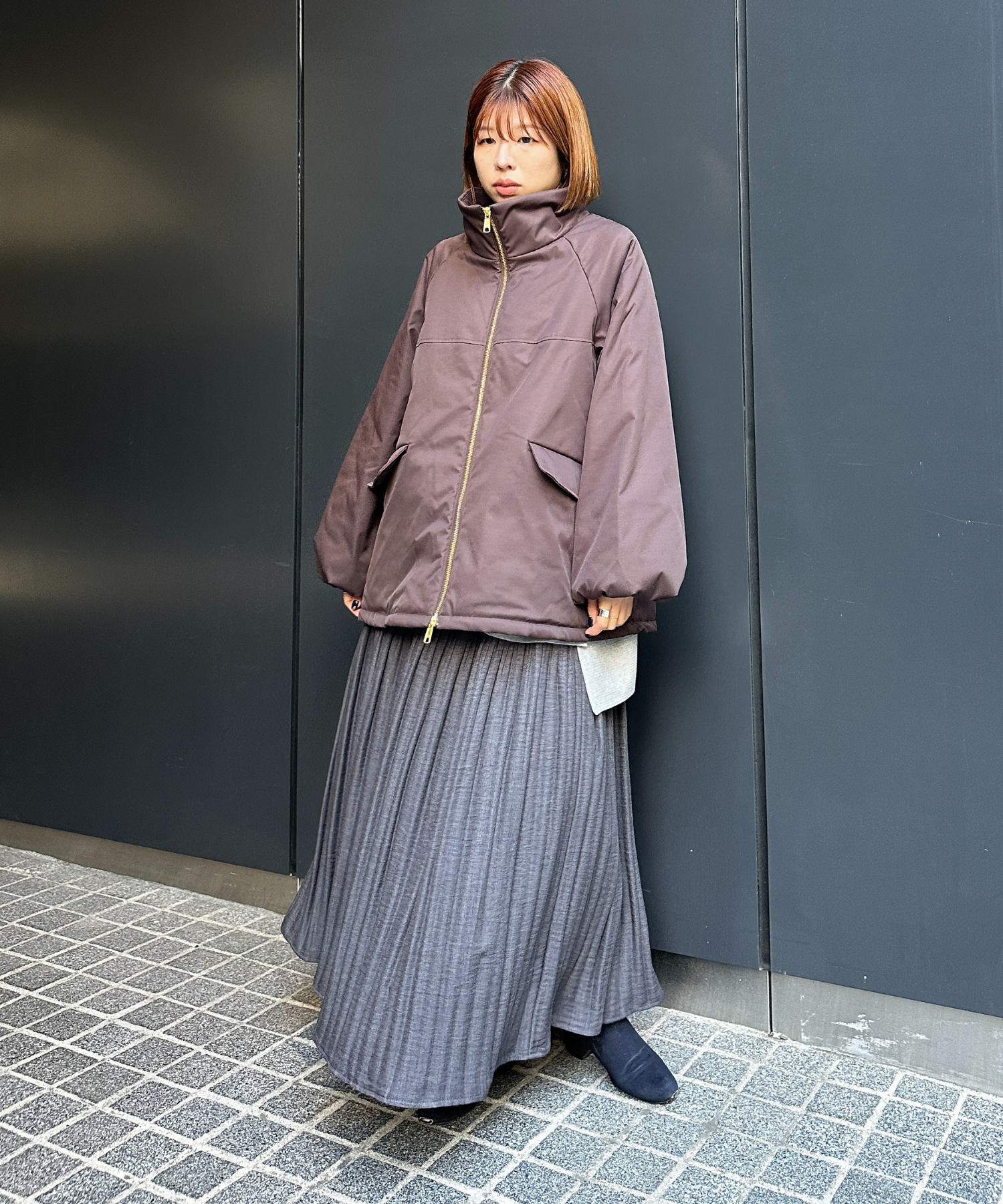 【SEADRAKE】【R】マットツイル2WAY切替ファーブルゾン