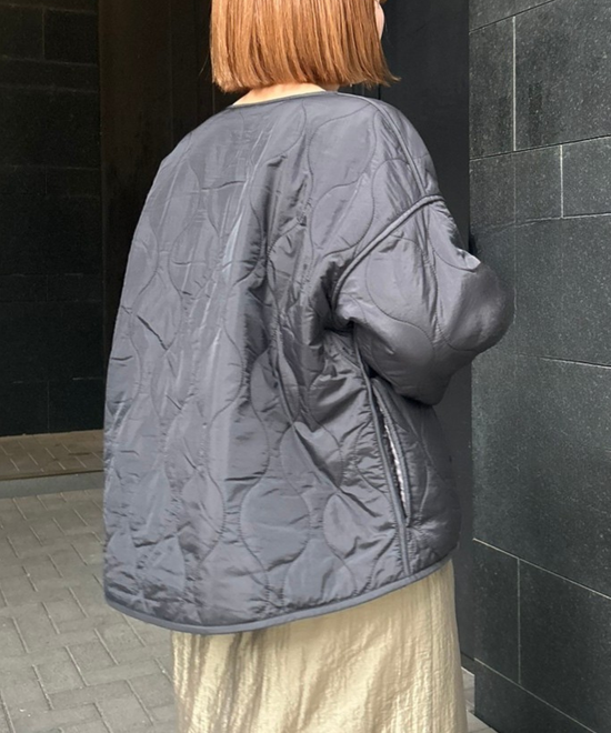 【FONT LAB】オニオンキルティングリバーシブルブルゾン