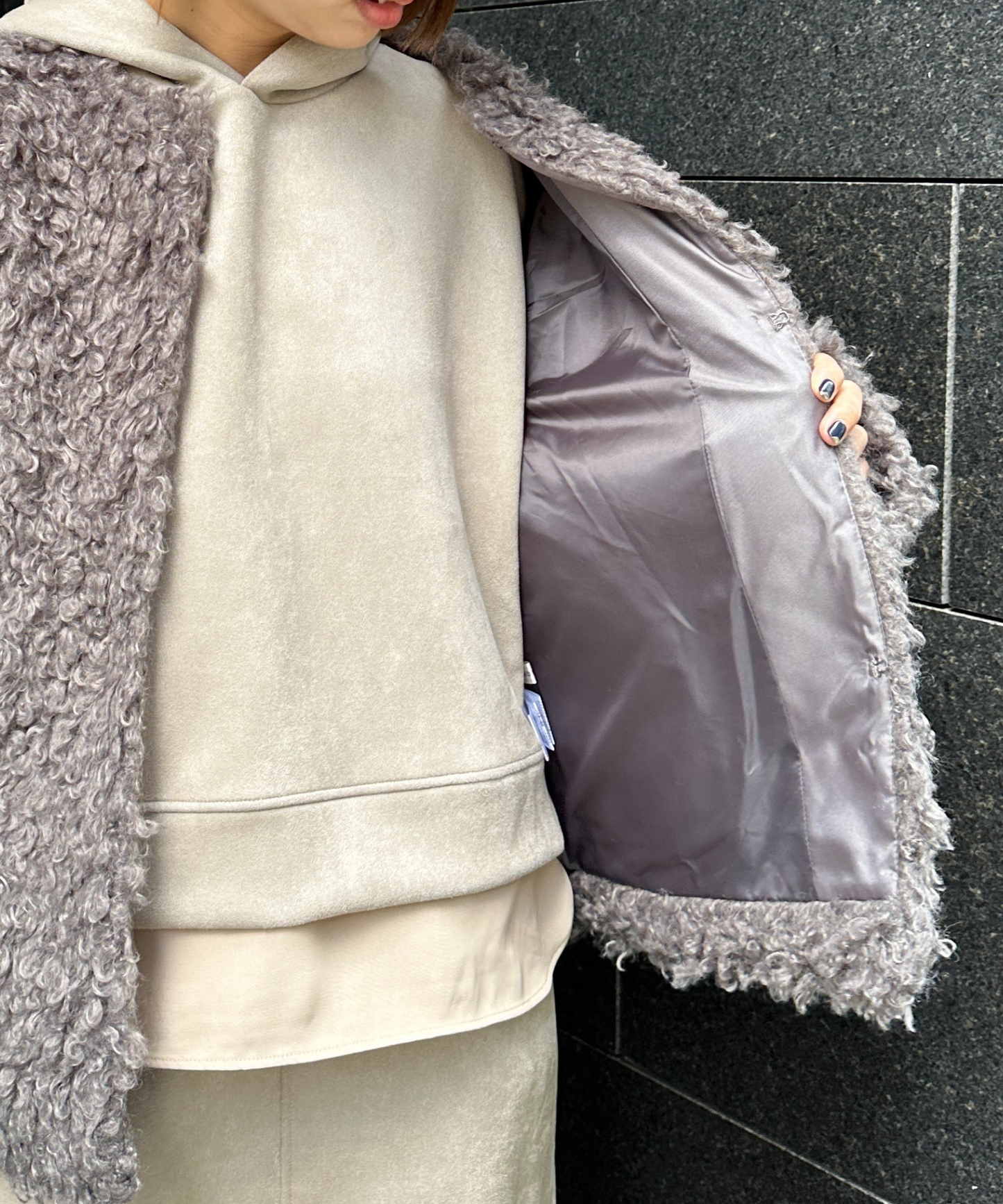 【INNOWAVE】【R】プードルボアコート