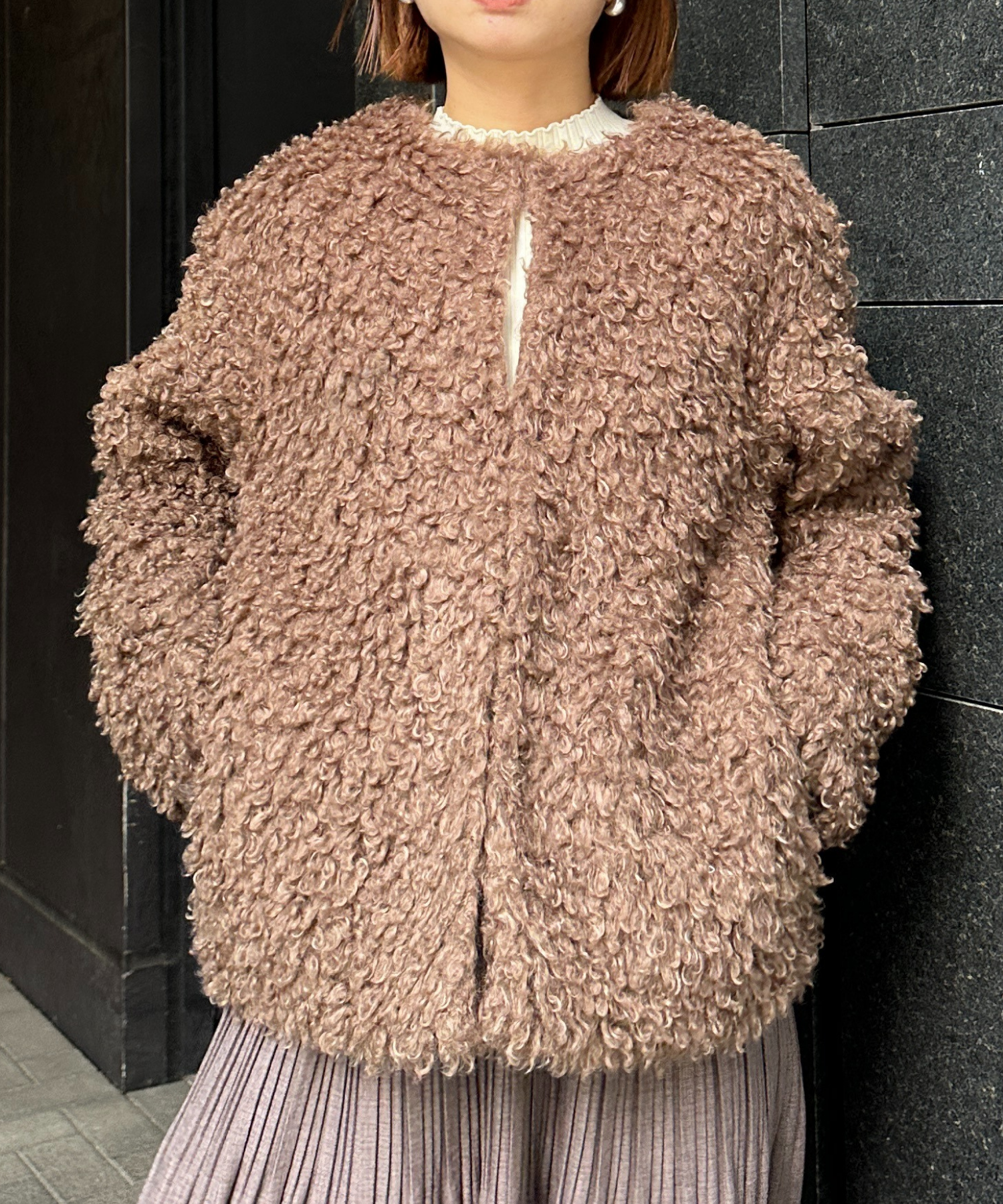 【INNOWAVE】【R】プードルボアコート