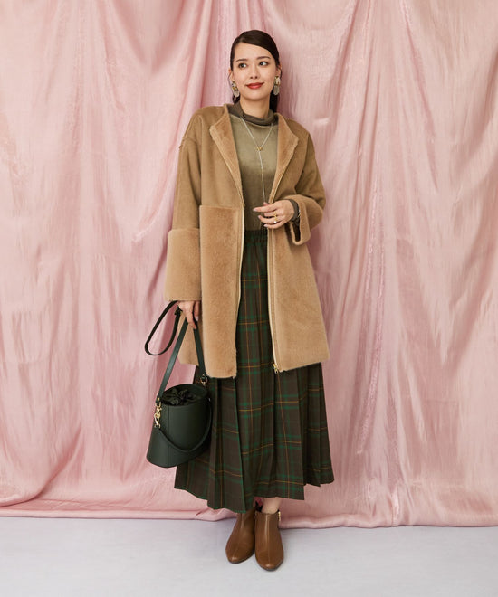 【人気アイテムにつき再入荷・新色追加】【FONT LAB】ベロア×チュールコンビタートル‘25