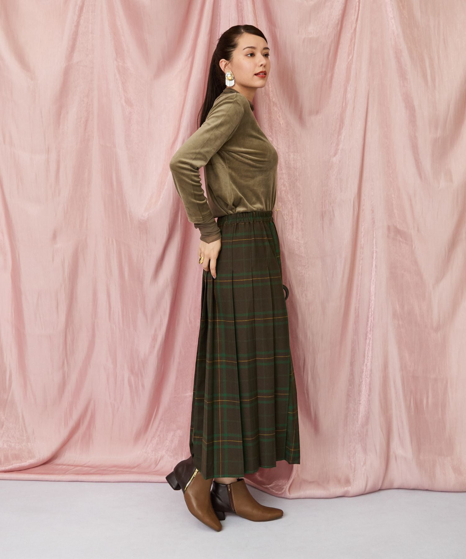 【人気アイテムにつき再入荷・新色追加】【FONT LAB】ベロア×チュールコンビタートル‘25