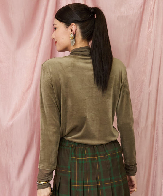 【人気アイテムにつき再入荷・新色追加】【FONT LAB】ベロア×チュールコンビタートル‘25