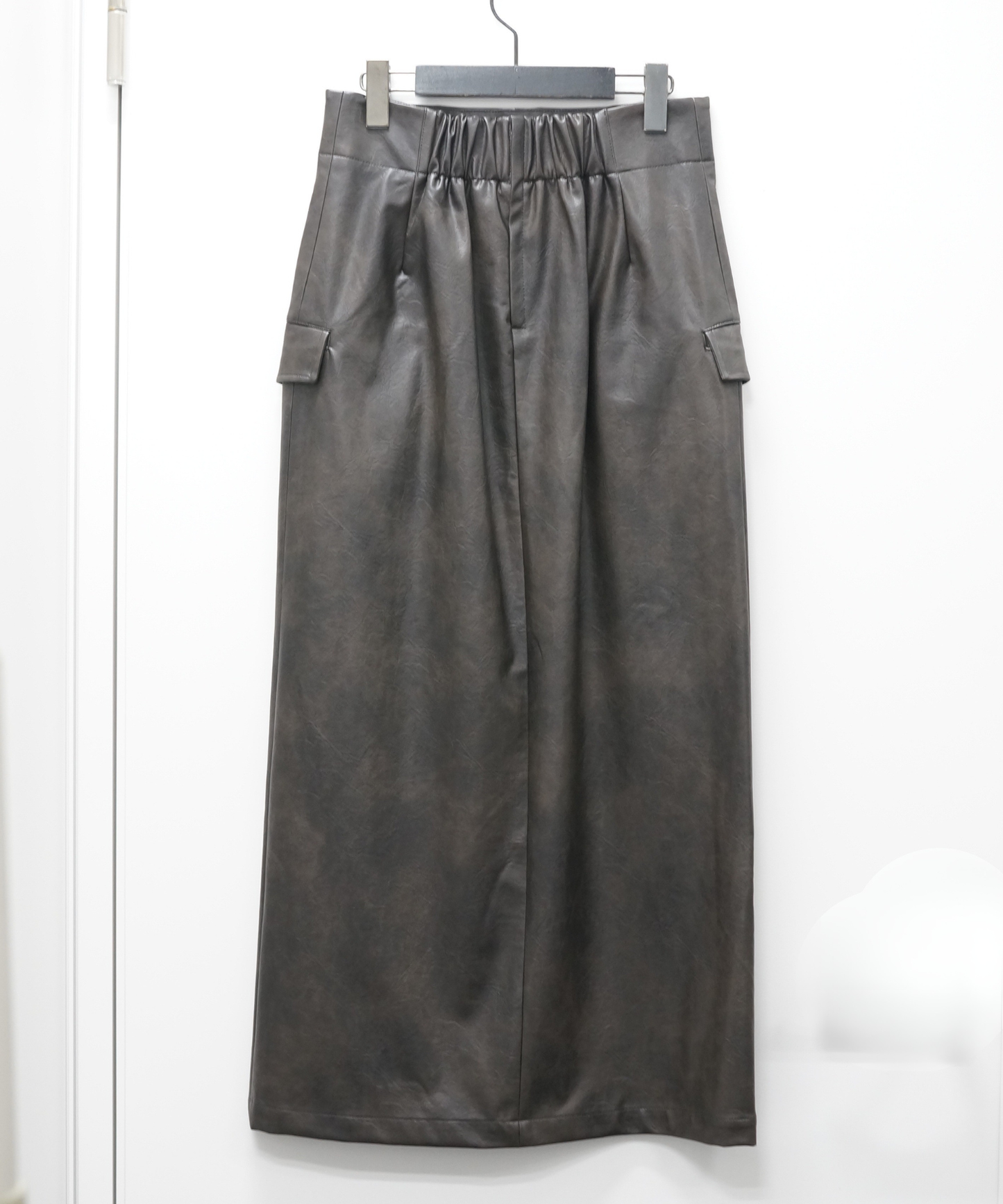 14-5879【FONT LAB】ヴィンテージレザースカート