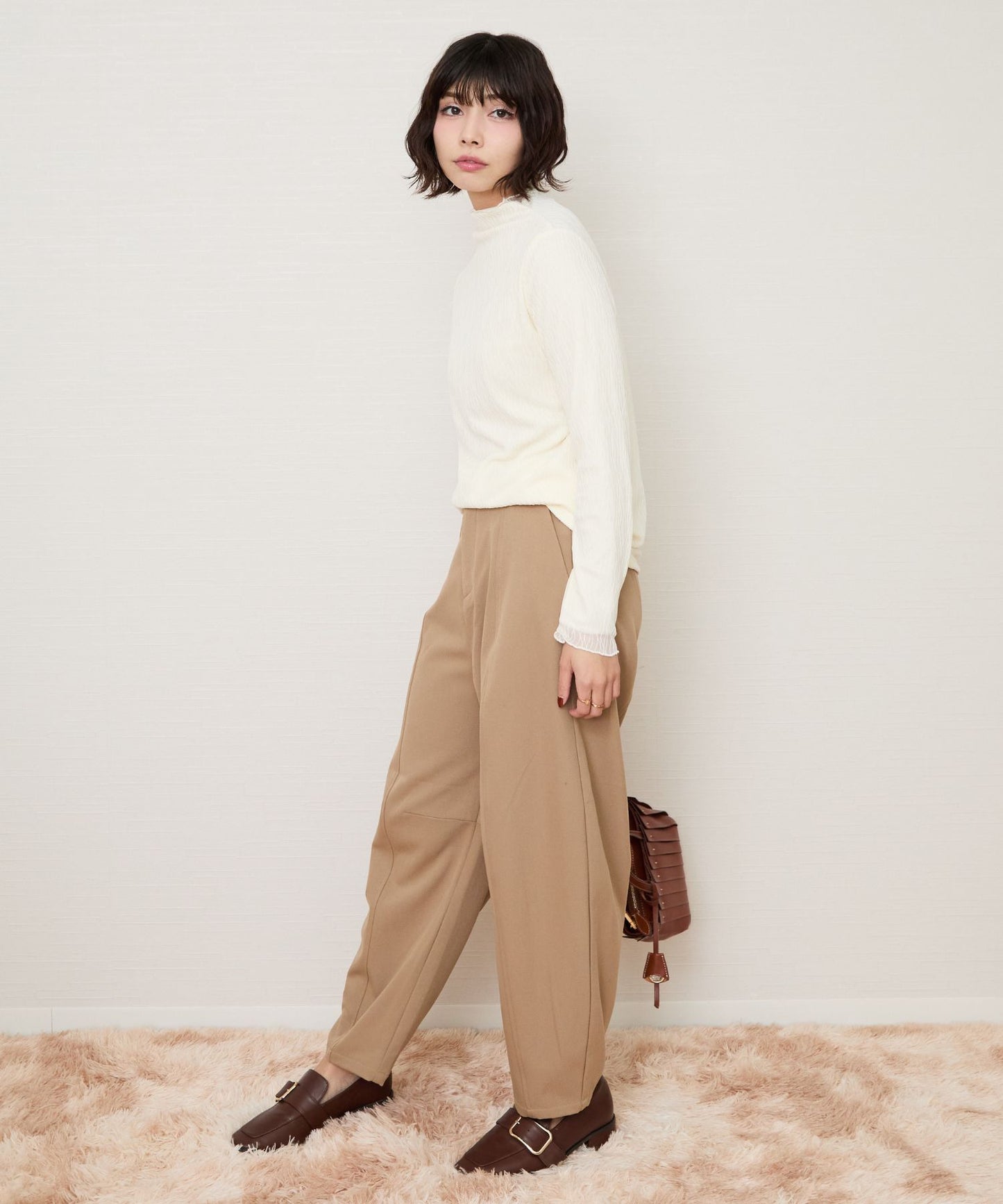 【FONT LAB】ナミナミジャガード裏起毛ハイネック