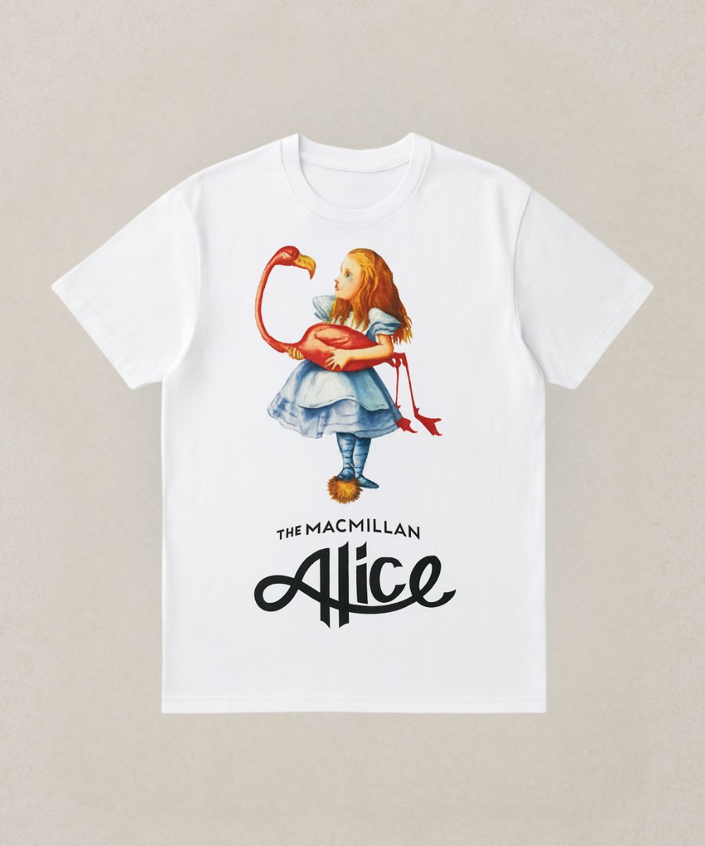 21号(6L~) Aliceプリント+刺繍Tシャツ