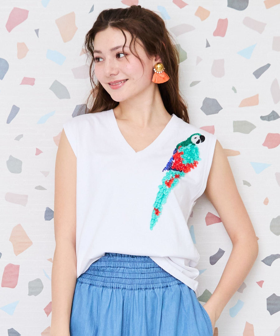 レディース トップス Tシャツ スパンコール|JETSET SOLO PLUS(ジェットセットソロプラス) 公式通販|レディース ファッション きれいめカジュアル