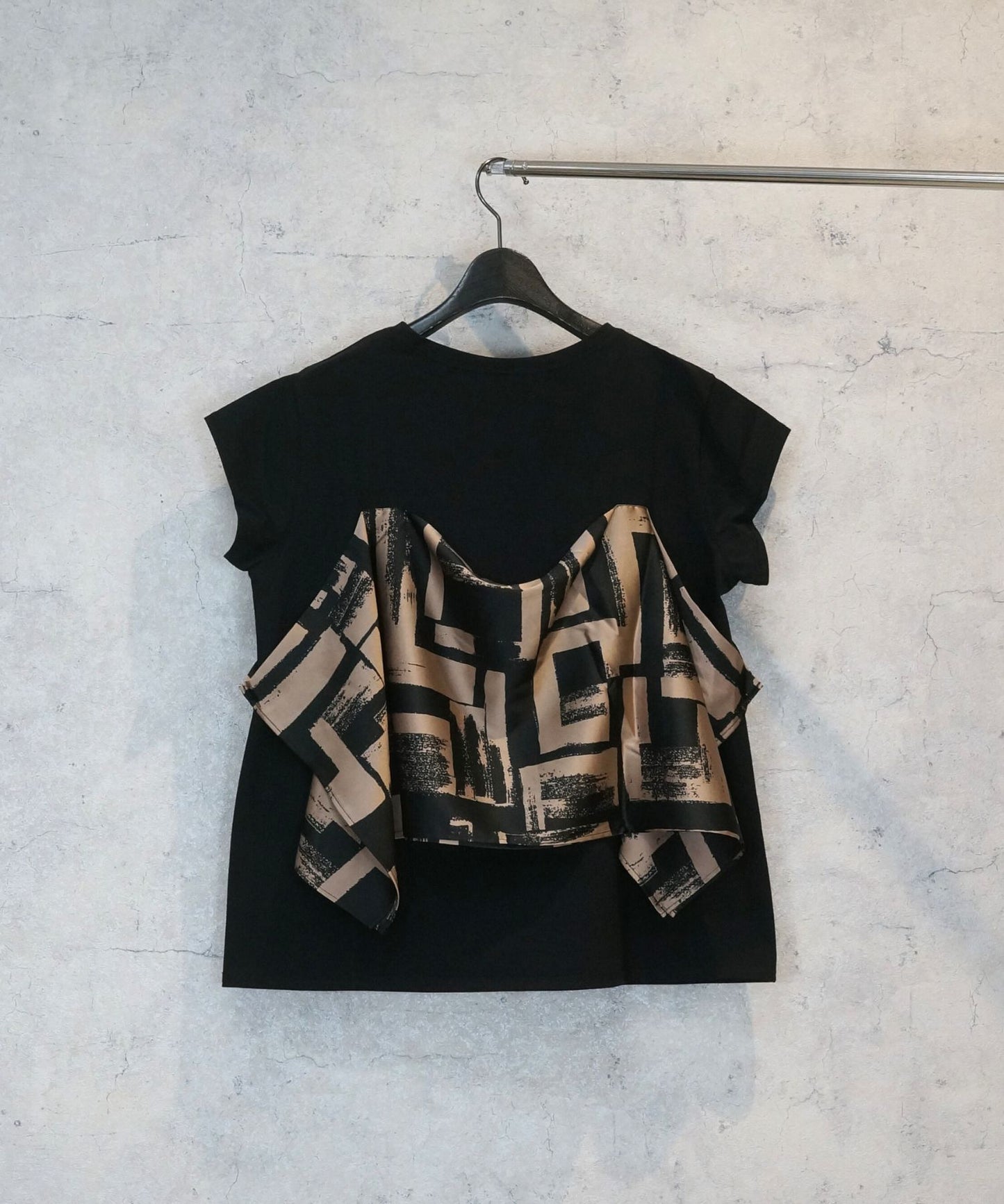 【FONT LAB】ペイントプリントビスチェコンビTシャツ