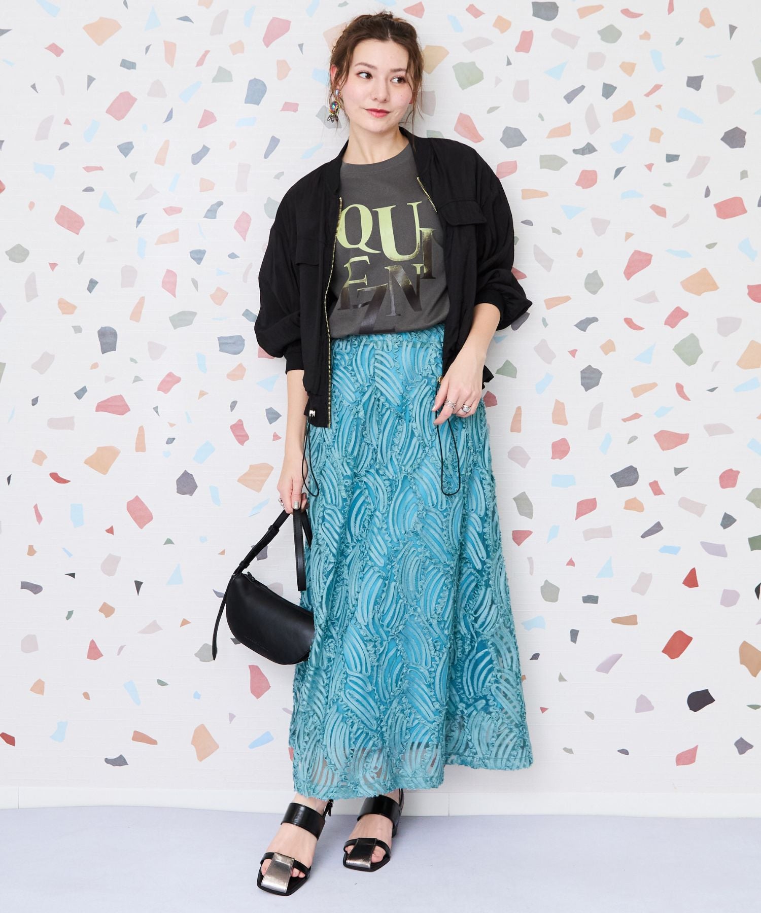 【FONT LAB】温感プリントロゴTシャツ