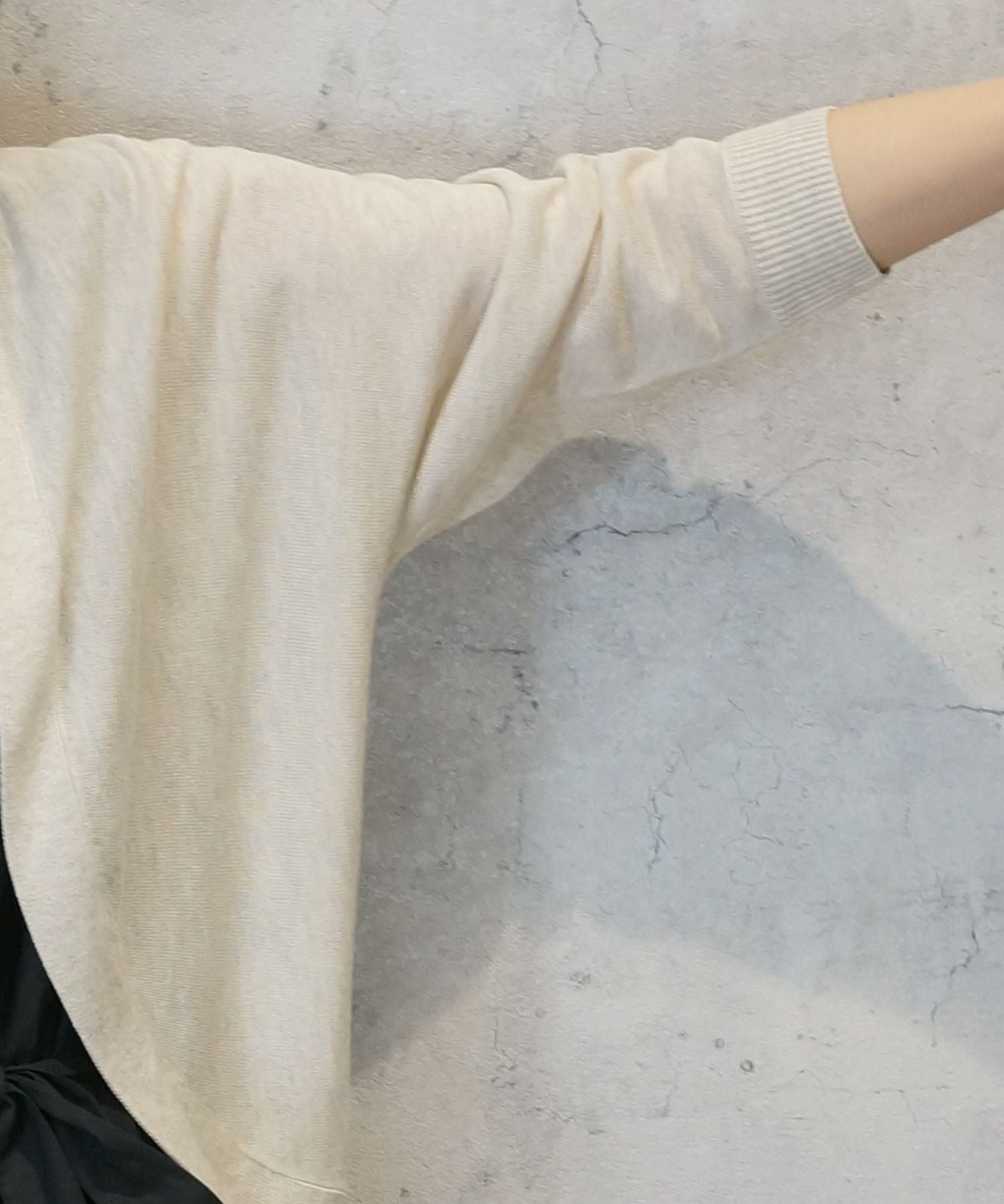 【JETSET SOLO PLUS】スパークリングナイロン清涼ボレロカーディガン