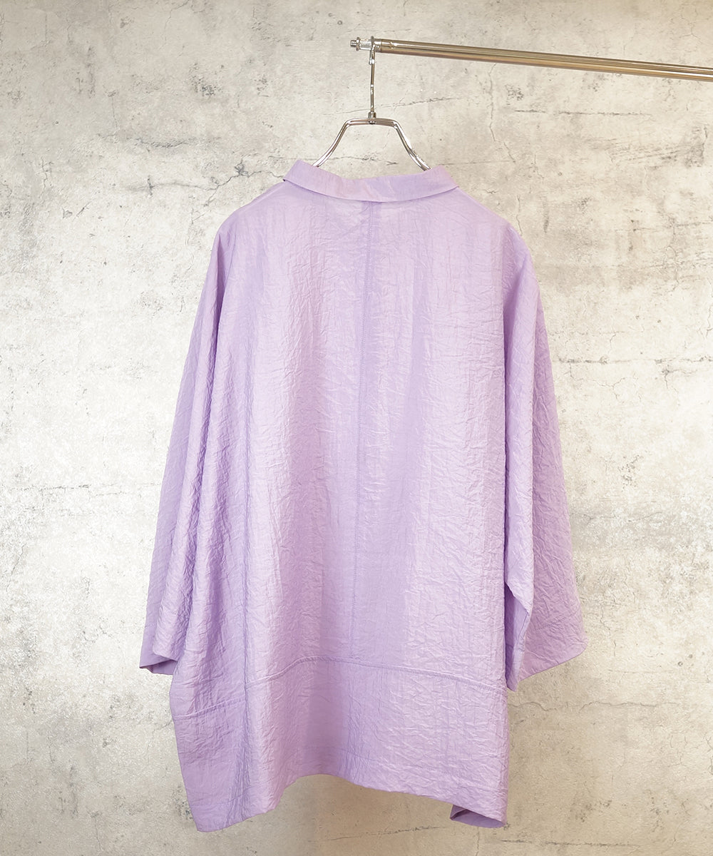 【先行予約】【大きいサイズ】 21号(6L~) スクエア切り替えドルマンシャツ - 大きいサイズ レディース ファッション ブランド 通販