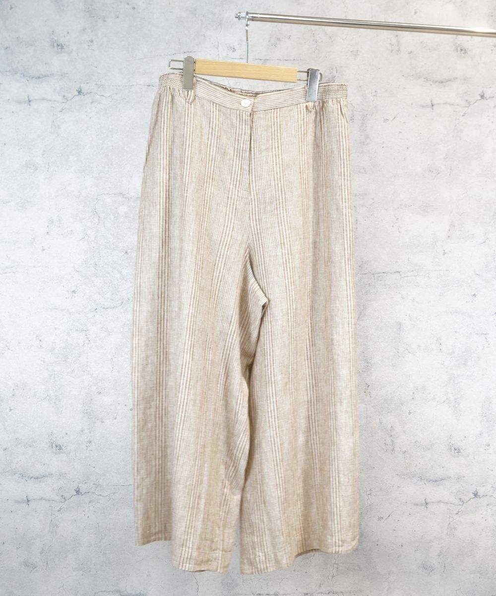 KOKOMARINA リネンストライプパンツ