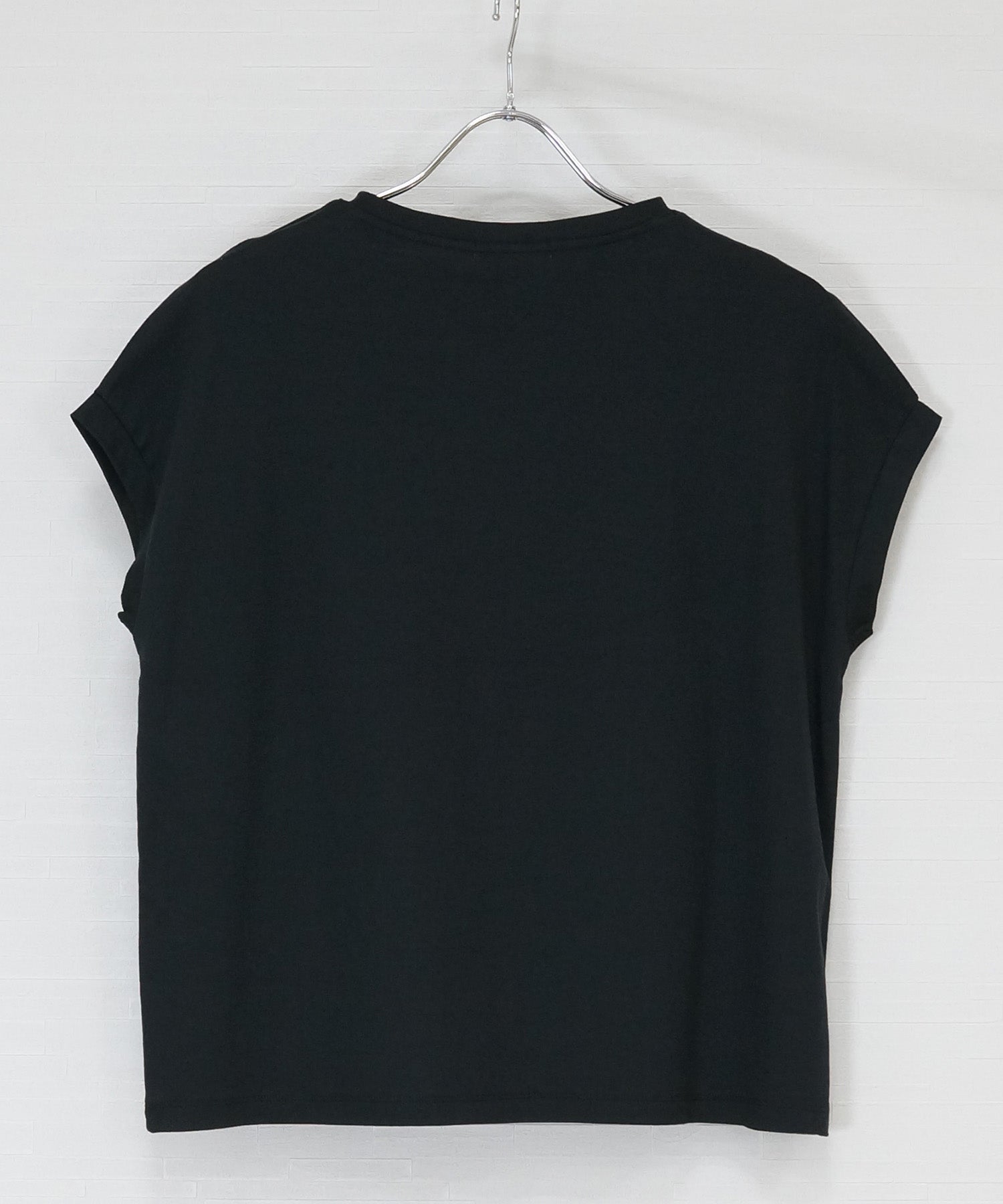 【FONT LAB】箔プリント×ロゴスーピマコットンTシャツ