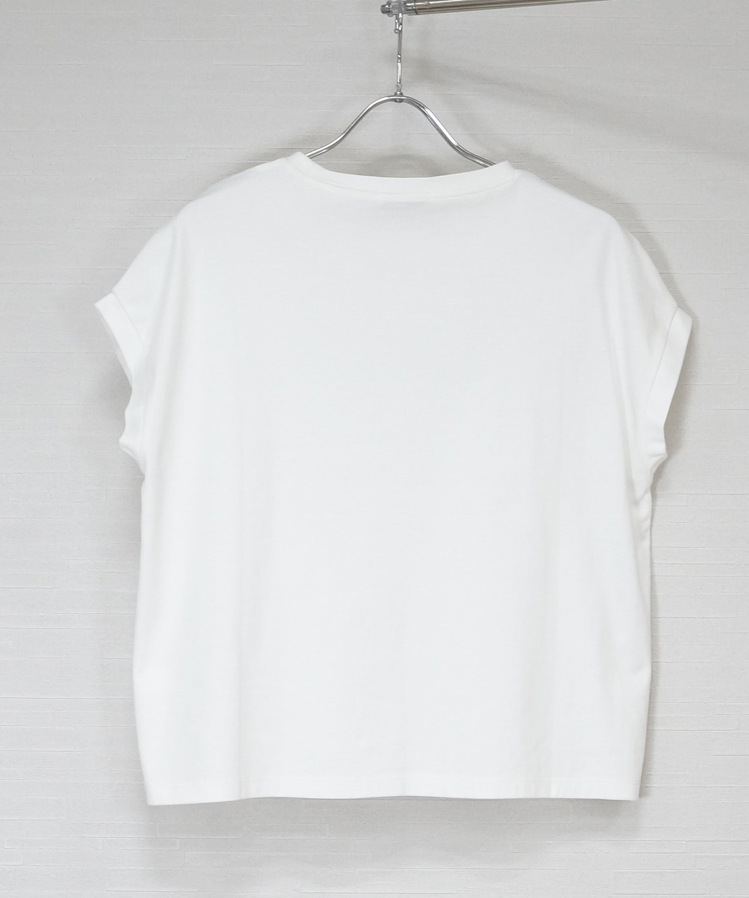 【FONT LAB】箔プリント×ロゴスーピマコットンTシャツ